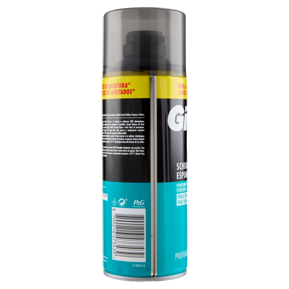 Gillette Schiuma da Barba Pelle Sensibile 400 ml